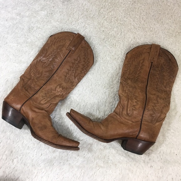 Dan Post Shoes - Dan Post 3463 Rita light brown western boot